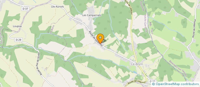 localisation de l'entreprise SOCIETE CIVILE IMMOBILIERE PERSEVERANCE ET PAR ABREVIATION SCI PERSEVERANCE  LE BORN