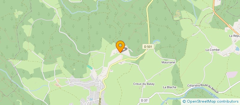 localisation de l'entreprise SOCIETE CIVILE IMMOBILIERE PERUSEL  SAINT-GENEST-MALIFAUX