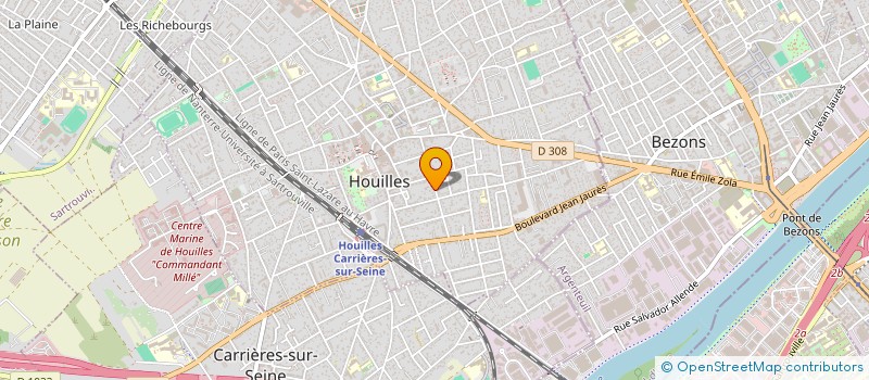 localisation de l'entreprise SOCIETE CIVILE IMMOBILIERE PETIT MOULIN RAME  HOUILLES