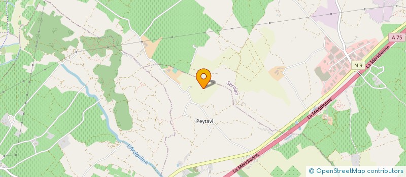 localisation de l'entreprise SOCIETE CIVILE IMMOBILIERE PETIT PEYTAVI  BEZIERS