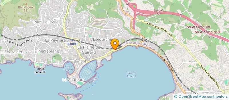 localisation de l'entreprise SOCIETE CIVILE IMMOBILIERE PETRUS  BANDOL