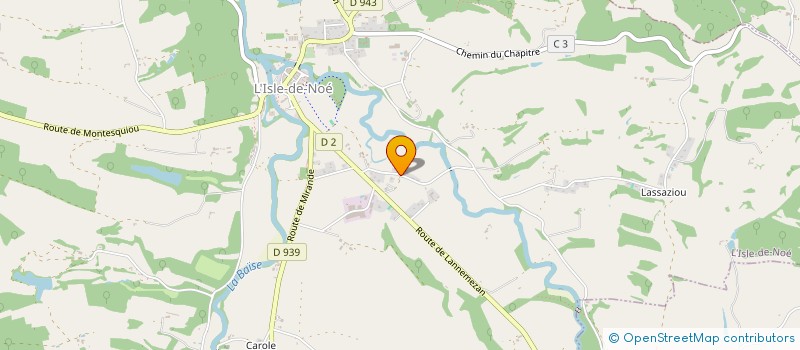 localisation de l'entreprise SOCIETE CIVILE IMMOBILIERE PEYDELON  L'ISLE-DE-NOE