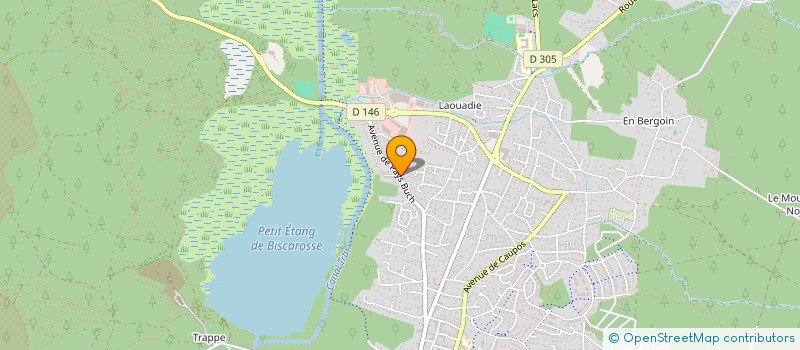 localisation de l'entreprise SOCIETE CIVILE IMMOBILIERE PGI  BISCARROSSE