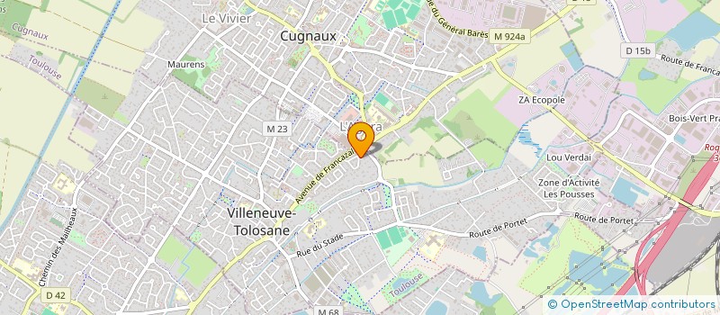 localisation de l'entreprise SOCIETE CIVILE IMMOBILIERE PHARAON12A  VILLENEUVE-TOLOSANE