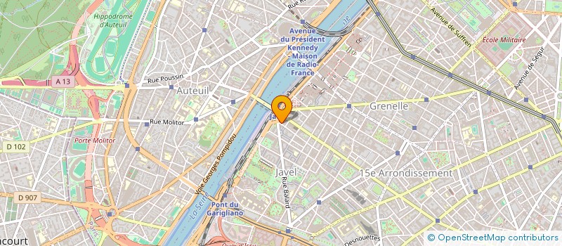 localisation de l'entreprise SOCIETE CIVILE IMMOBILIERE PHILAE  PARIS