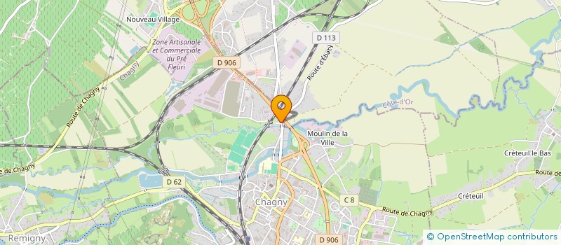 localisation de l'entreprise SOCIETE CIVILE IMMOBILIERE PHILIPPE NICOT  CHAGNY