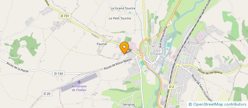 localisation de l'entreprise SOCIETE CIVILE IMMOBILIERE PHIMA à CHALAIS