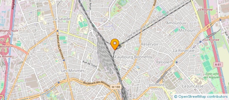 localisation de l'entreprise SOCIETE CIVILE IMMOBILIERE PHLNRL ET PAR ABREVIATION SCI PHLNRL  TOULOUSE