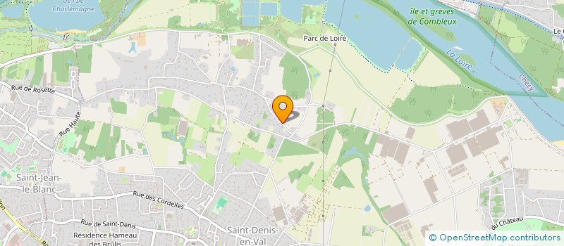 localisation de l'entreprise SOCIETE CIVILE IMMOBILIERE PICHERIEUX  SAINT-DENIS-EN-VAL