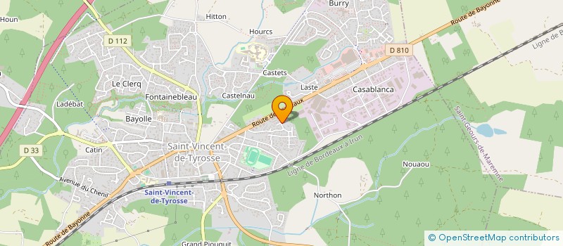 localisation de l'entreprise SOCIETE CIVILE IMMOBILIERE PIJEDA à SAINT-VINCENT-DE-TYROSSE