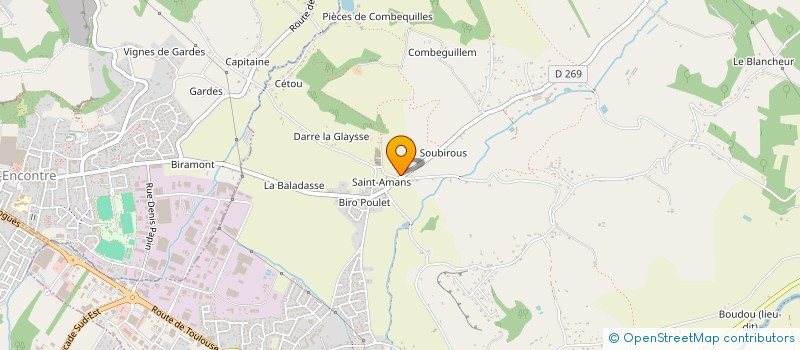 localisation de l'entreprise SOCIETE CIVILE IMMOBILIERE PILLES  CASTELCULIER