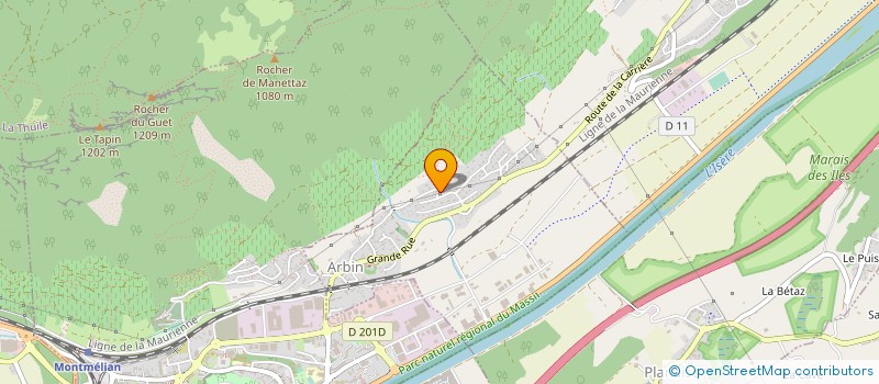 localisation de l'entreprise SOCIETE CIVILE IMMOBILIERE PIUP FAMILY PAR ABREVIATION S.C.I. PIUP FAMILY  ARBIN