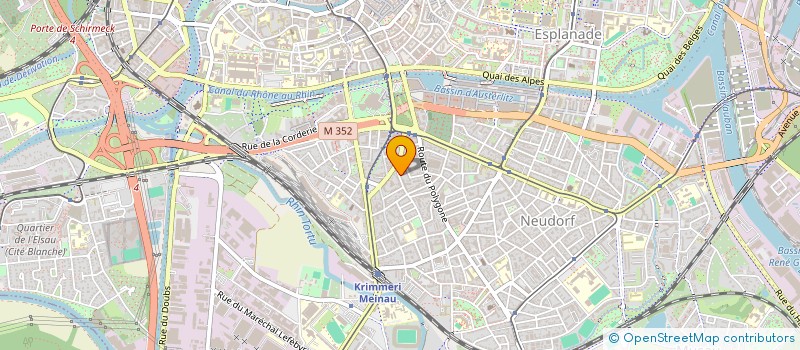 localisation de l'entreprise SOCIETE CIVILE IMMOBILIERE PIX  STRASBOURG