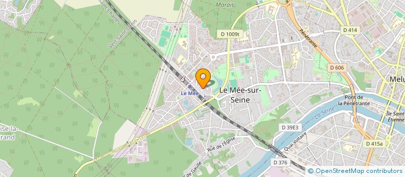 localisation de l'entreprise SOCIETE CIVILE IMMOBILIERE PLAMAT  LE MEE-SUR-SEINE