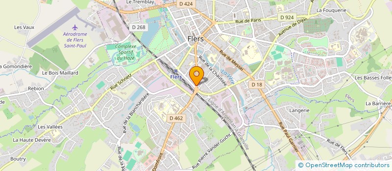 localisation de l'entreprise SOCIETE CIVILE IMMOBILIERE PLANJAC à FLERS