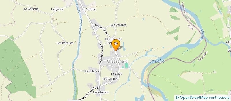 localisation de l'entreprise SOCIETE CIVILE IMMOBILIERE PLB  CHASSENARD