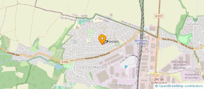 localisation de l'entreprise SOCIETE CIVILE IMMOBILIERE PLENITUDE 7  FOSSES