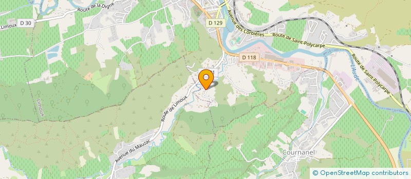 localisation de l'entreprise SOCIETE CIVILE IMMOBILIERE PLUCAIN  LIMOUX