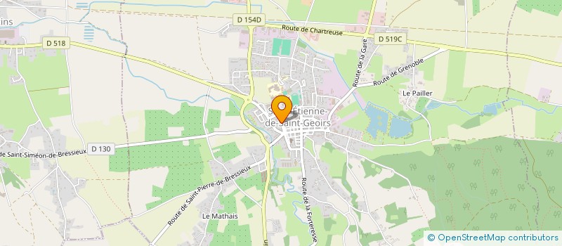 localisation de l'entreprise SOCIETE CIVILE IMMOBILIERE PLUME  SAINT-ETIENNE-DE-SAINT-GEOIRS