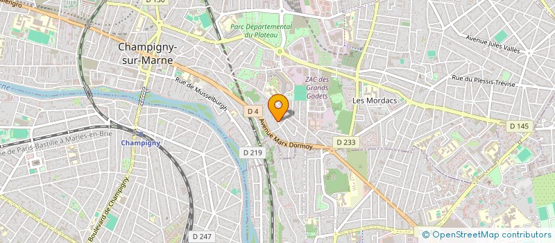 localisation de l'entreprise SOCIETE CIVILE IMMOBILIERE PME  CHAMPIGNY-SUR-MARNE