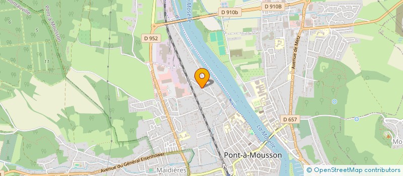 localisation de l'entreprise SOCIETE CIVILE IMMOBILIERE POEITIMMO  PONT-A-MOUSSON