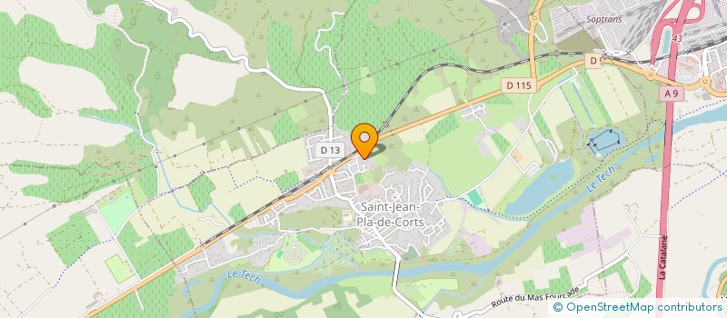 localisation de l'entreprise SOCIETE CIVILE IMMOBILIERE PONS-DEPESTELE  SAINT-JEAN-PLA-DE-CORTS