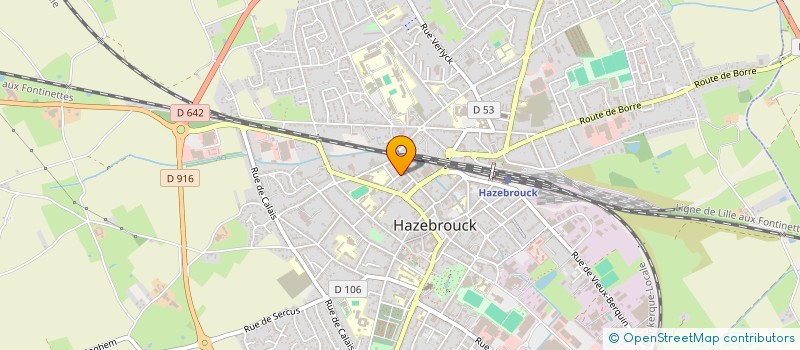localisation de l'entreprise SOCIETE CIVILE IMMOBILIERE PONT DE LA LAQUETTE  HAZEBROUCK
