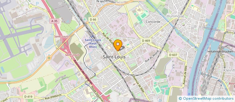 localisation de l'entreprise SOCIETE CIVILE IMMOBILIERE PONY RUN RUN  SAINT-LOUIS