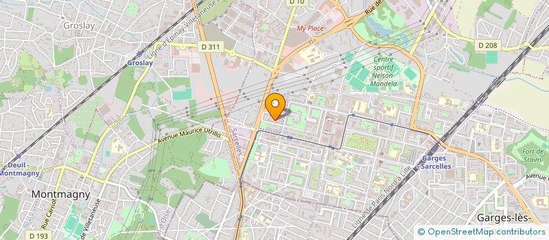 localisation de l'entreprise SOCIETE CIVILE IMMOBILIERE POOSHANAM à SARCELLES