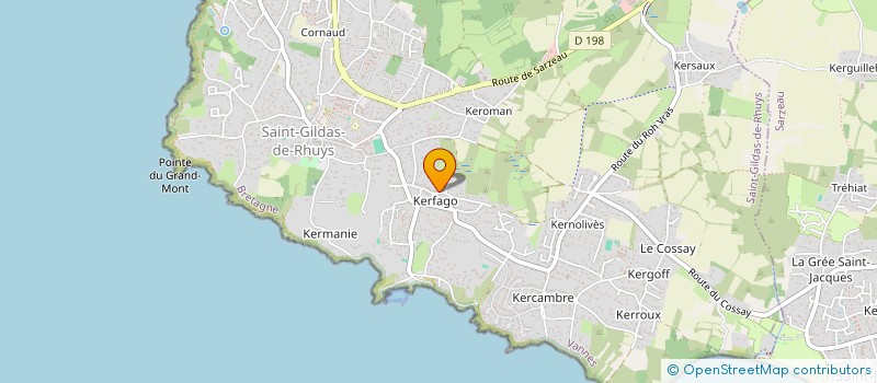 localisation de l'entreprise SOCIETE CIVILE IMMOBILIERE PORT AUX MOINES  SAINT-GILDAS-DE-RHUYS