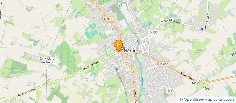 localisation de l'entreprise SOCIETE CIVILE IMMOBILIERE POTIER  NERAC