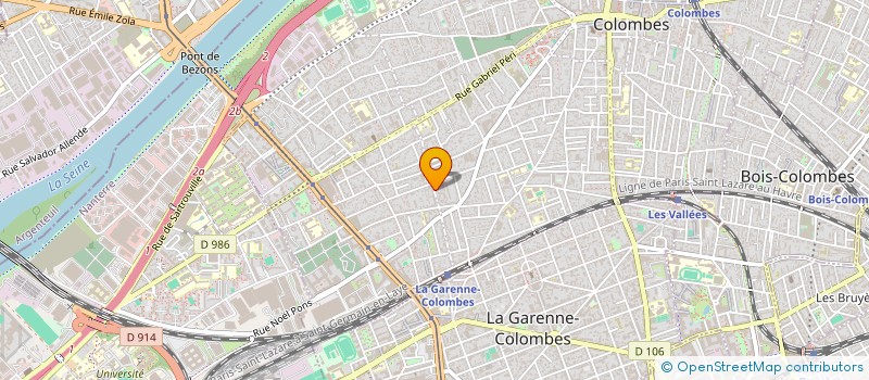 localisation de l'entreprise SOCIETE CIVILE IMMOBILIERE POUDING  COLOMBES