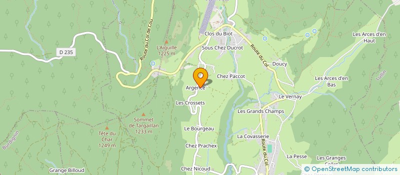 localisation de l'entreprise SOCIETE CIVILE IMMOBILIERE POUR LA CREATION DE CENTRES GEO-TECTONIQUES DANS LES MONTAGNES DE L'ALPE  HABERE-POCHE