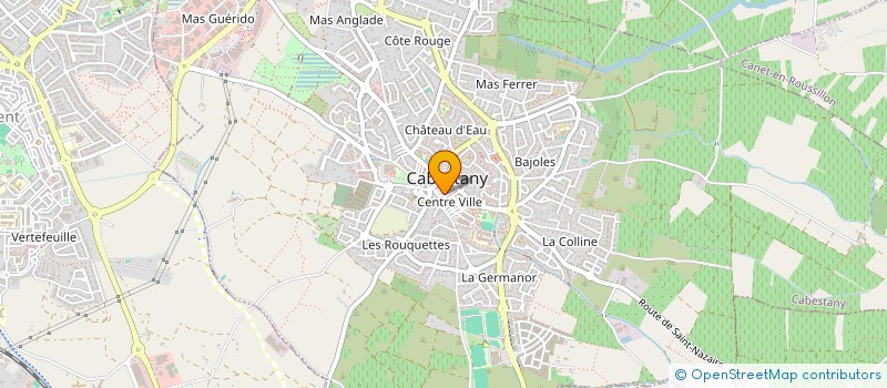 localisation de l'entreprise SOCIETE CIVILE IMMOBILIERE POZO ROSSIGNOL  CABESTANY