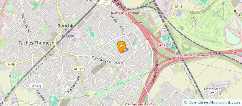 localisation de l'entreprise SOCIETE CIVILE IMMOBILIERE PRAL  RONCHIN