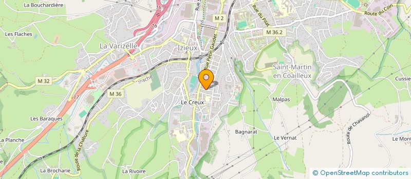 localisation de l'entreprise SOCIETE CIVILE IMMOBILIERE PRATA & FILS  SAINT-CHAMOND