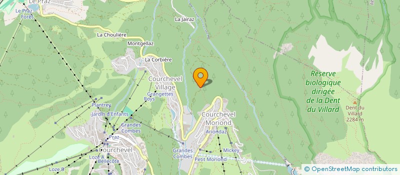 localisation de l'entreprise SOCIETE CIVILE IMMOBILIERE PRAZ JUGET à COURCHEVEL