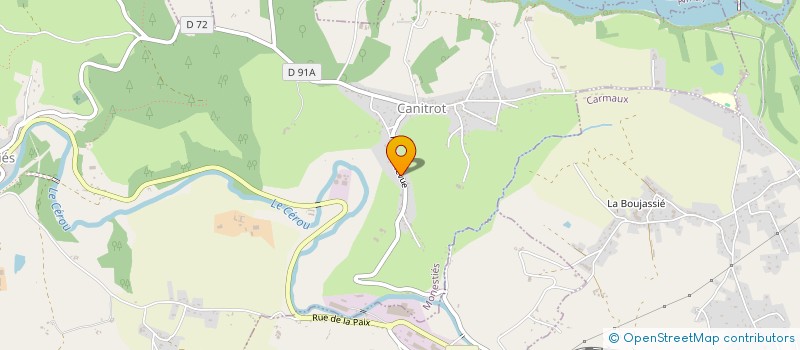 localisation de l'entreprise SOCIETE CIVILE IMMOBILIERE PRE VERT  SALLES