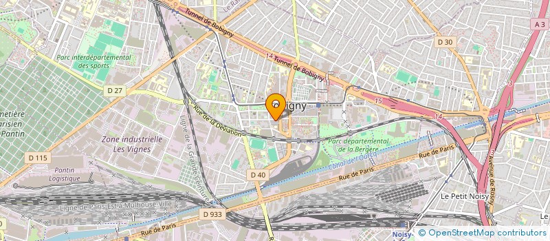 localisation de l'entreprise SOCIETE CIVILE IMMOBILIERE PRELUDE  BOBIGNY