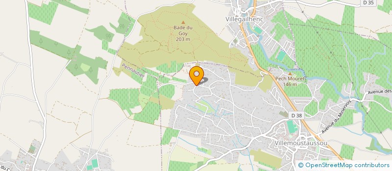 localisation de l'entreprise SOCIETE CIVILE IMMOBILIERE PREM'FON à VILLEMOUSTAUSSOU