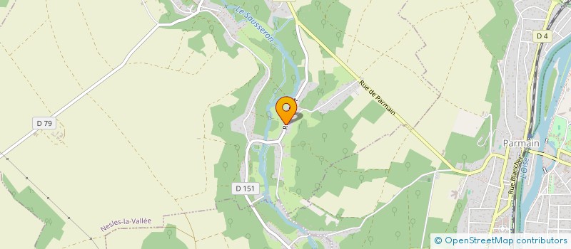 localisation de l'entreprise SOCIETE CIVILE IMMOBILIERE PRIMOS  NESLES-LA-VALLEE