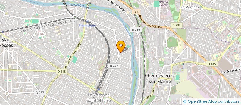 localisation de l'entreprise SOCIETE CIVILE IMMOBILIERE PRINCE (SCIP) à SAINT-MAUR-DES-FOSSES