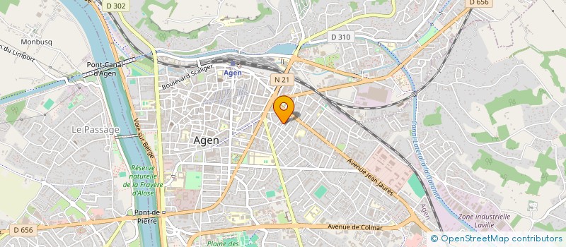 localisation de l'entreprise SOCIETE CIVILE IMMOBILIERE PROJETS COUPAT à AGEN