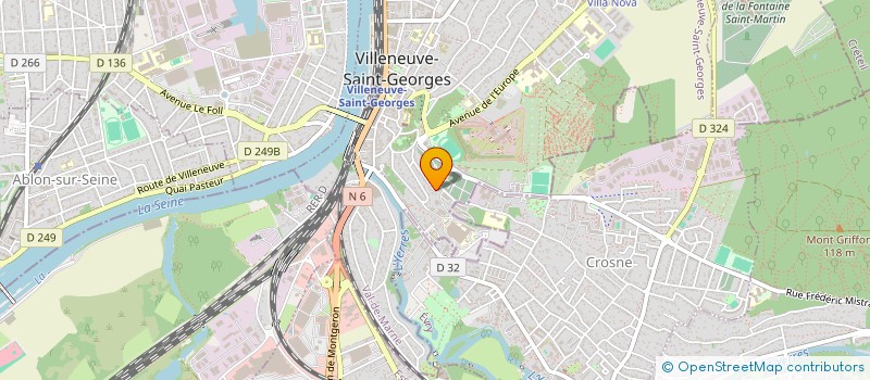 localisation de l'entreprise SOCIETE CIVILE IMMOBILIERE PSATM  VILLENEUVE-SAINT-GEORGES