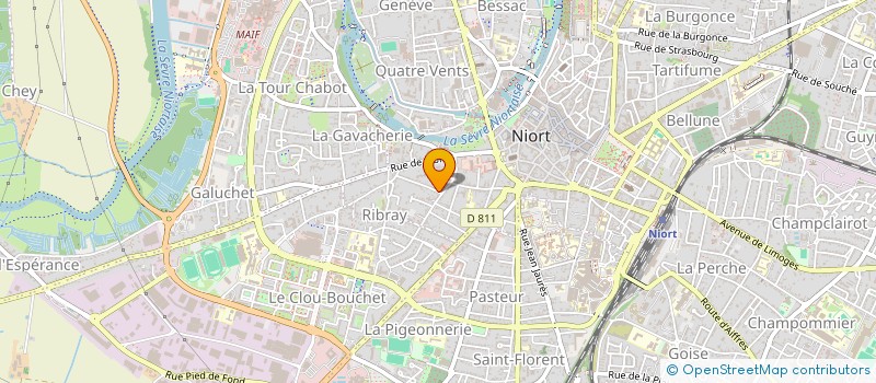 localisation de l'entreprise SOCIETE CIVILE IMMOBILIERE PUPPY'S INVEST  NIORT