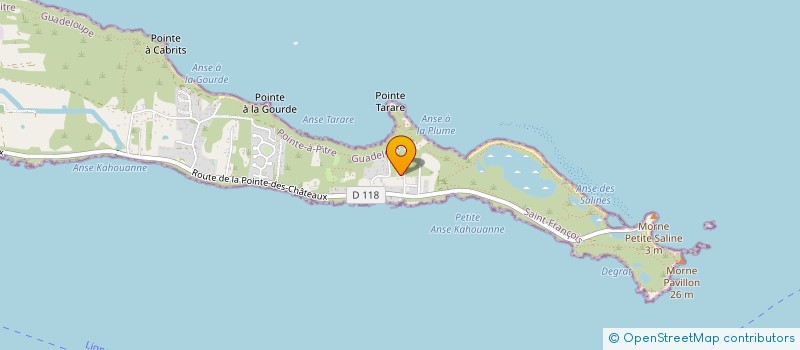 localisation de l'entreprise SOCIETE CIVILE IMMOBILIERE PYLA MARACUJA à SAINT-FRANCOIS