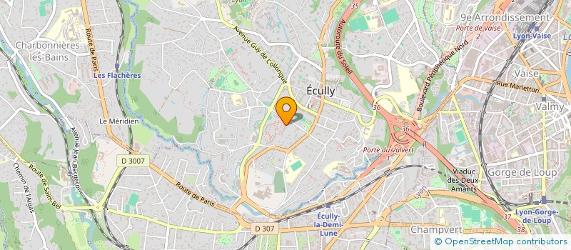 localisation de l'entreprise SOCIETE CIVILE IMMOBILIERE PYMEP  ECULLY