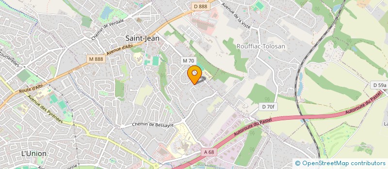 localisation de l'entreprise SOCIETE CIVILE IMMOBILIERE PYRENE à SAINT-JEAN
