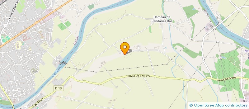 localisation de l'entreprise SOCIETE CIVILE IMMOBILIERE PYRETARN  BRENS