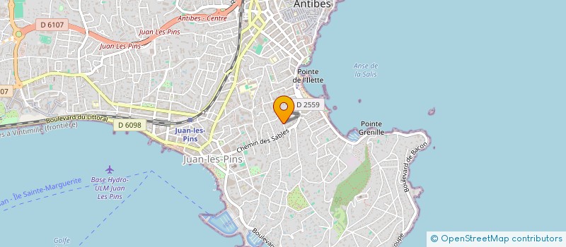 localisation de l'entreprise SOCIETE CIVILE IMMOBILIERE QUATUOR à ANTIBES